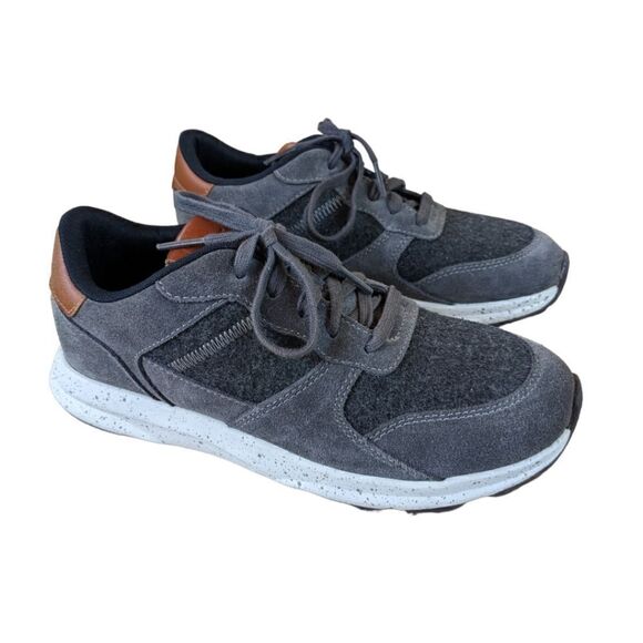 NWT Ariat Ladies Fuse Plus Seude Sneakers Grey Wool Size 6 B - Picture 6 of 10